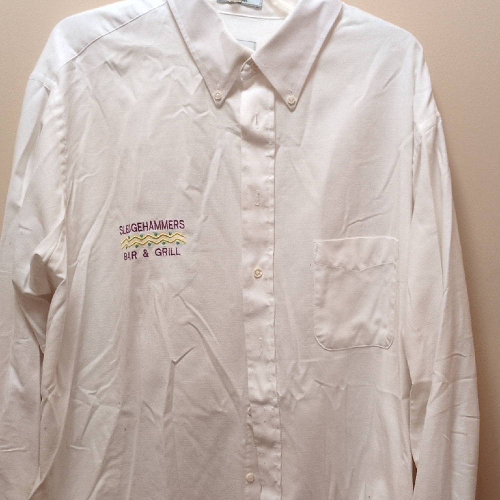 Crisp White Cotton Casual Button Down Shirt